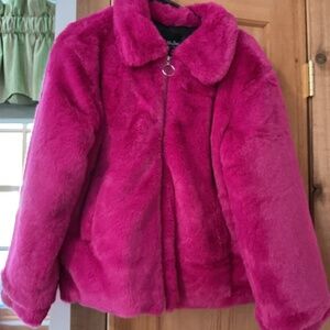 NWT Me Jane Ladies Faux Fur Jacket - Medium